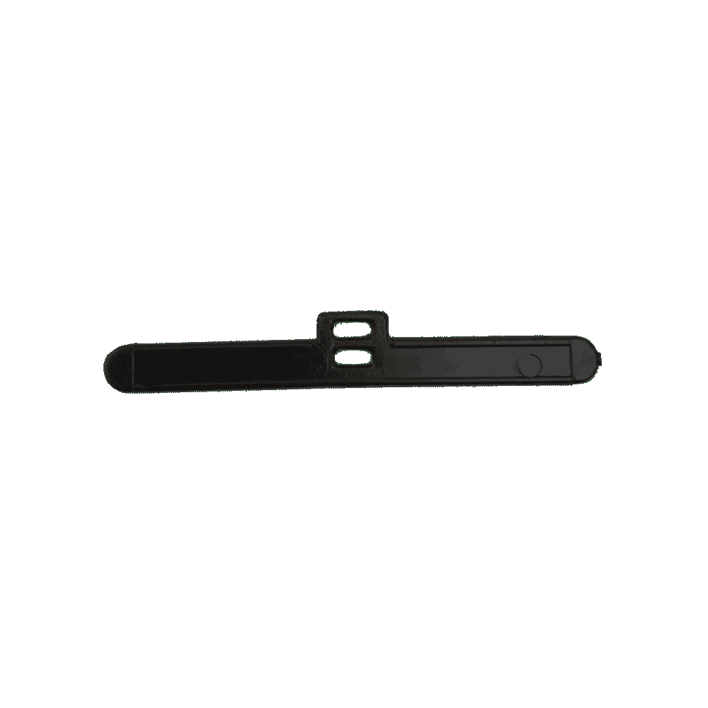 89mm (3.5'') Black Double Holed Hangers (Pack of 10)
